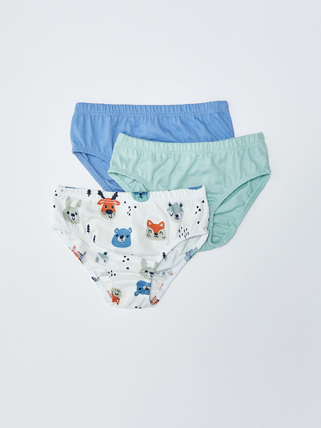 LCW baby Baby Jungen Slips mit Elastischem Bund 3er-Pack -W2JA56Z1-LRB