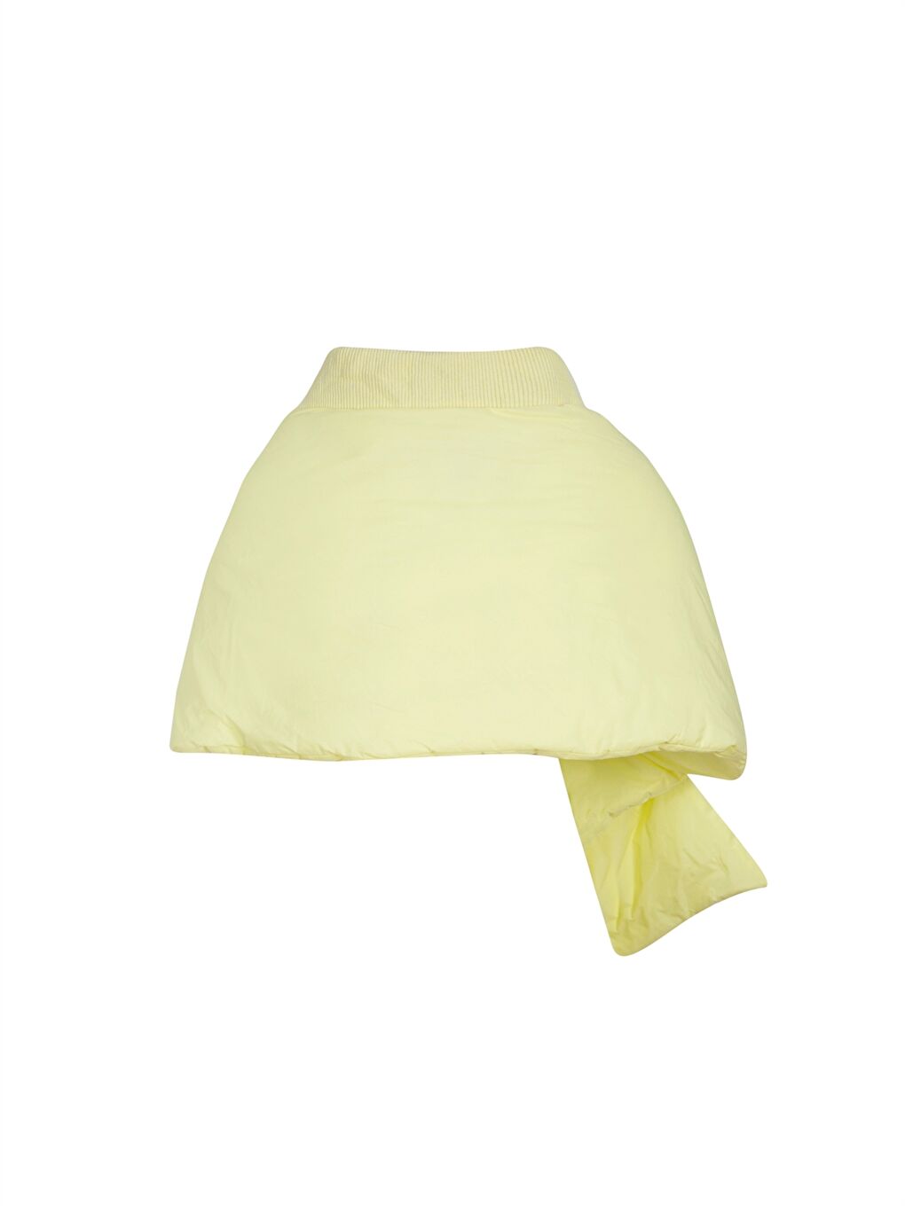 Sarı İçi Dolgulu Kadın Atkı-2