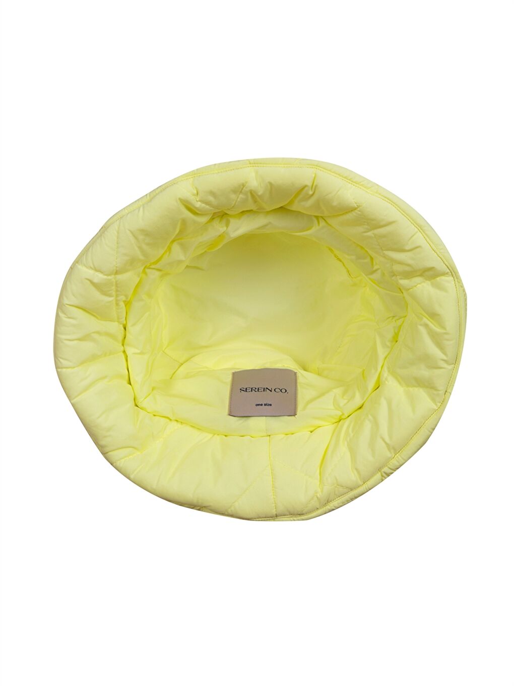 Sarı İçi Dolgulu Kadın Bucket Şapka-2