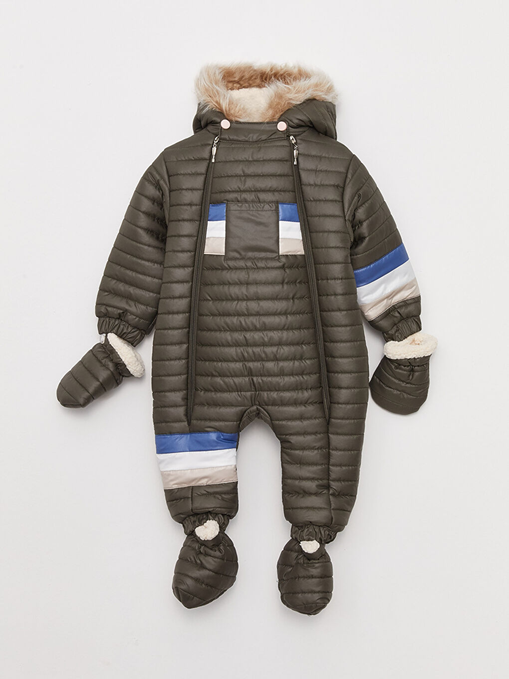 Яке Астронавт за Бебе Момче с Качулка и Дълъг Ръкав-1