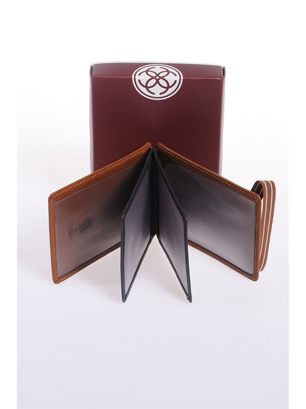 Ekru Hakiki Deri Erkek Kartlık-1