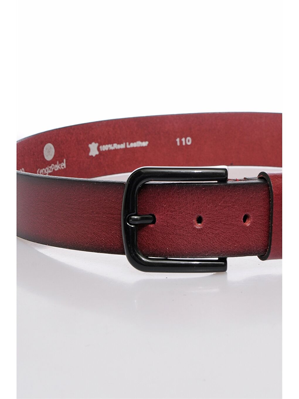 Bordo Hakiki Deri Erkek Kemer-1