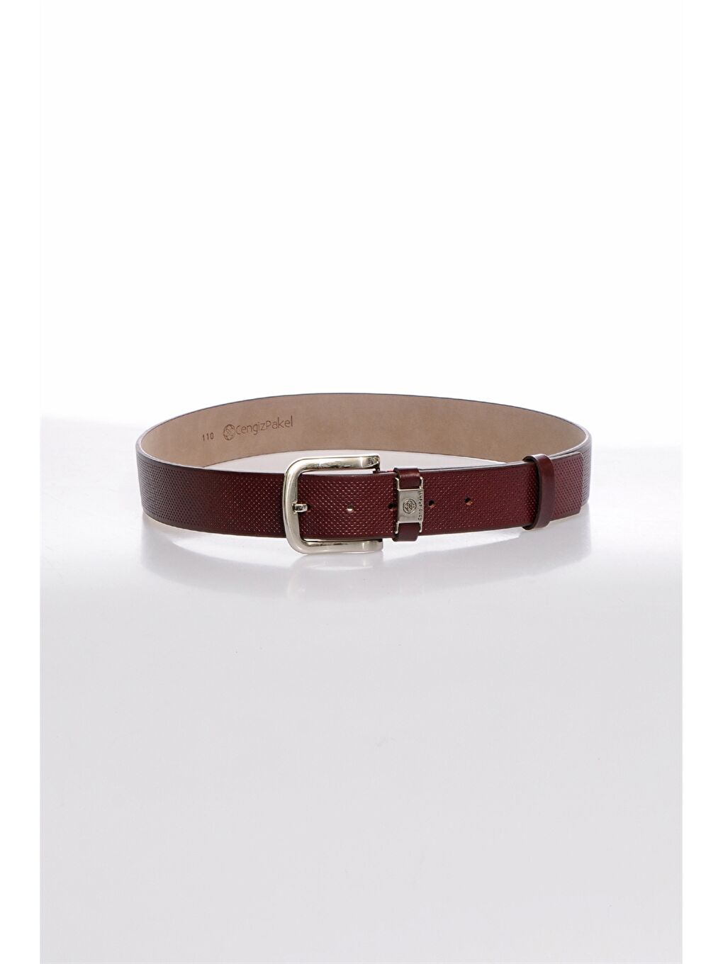 Bordo Hakiki Deri Erkek Kemer