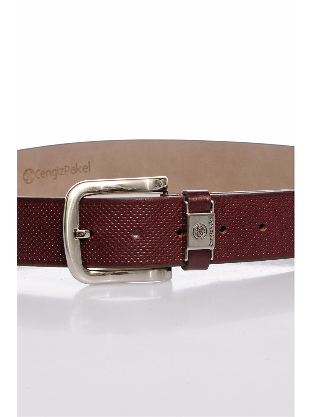 Bordo Hakiki Deri Erkek Kemer-1