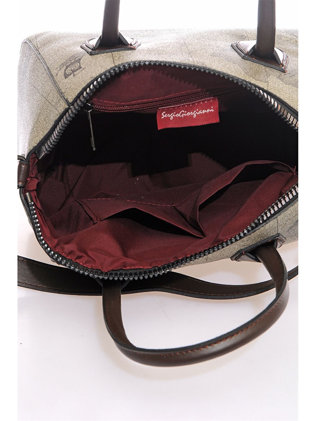 Karışık Deri Görünümlü Kadın El Çantası-2