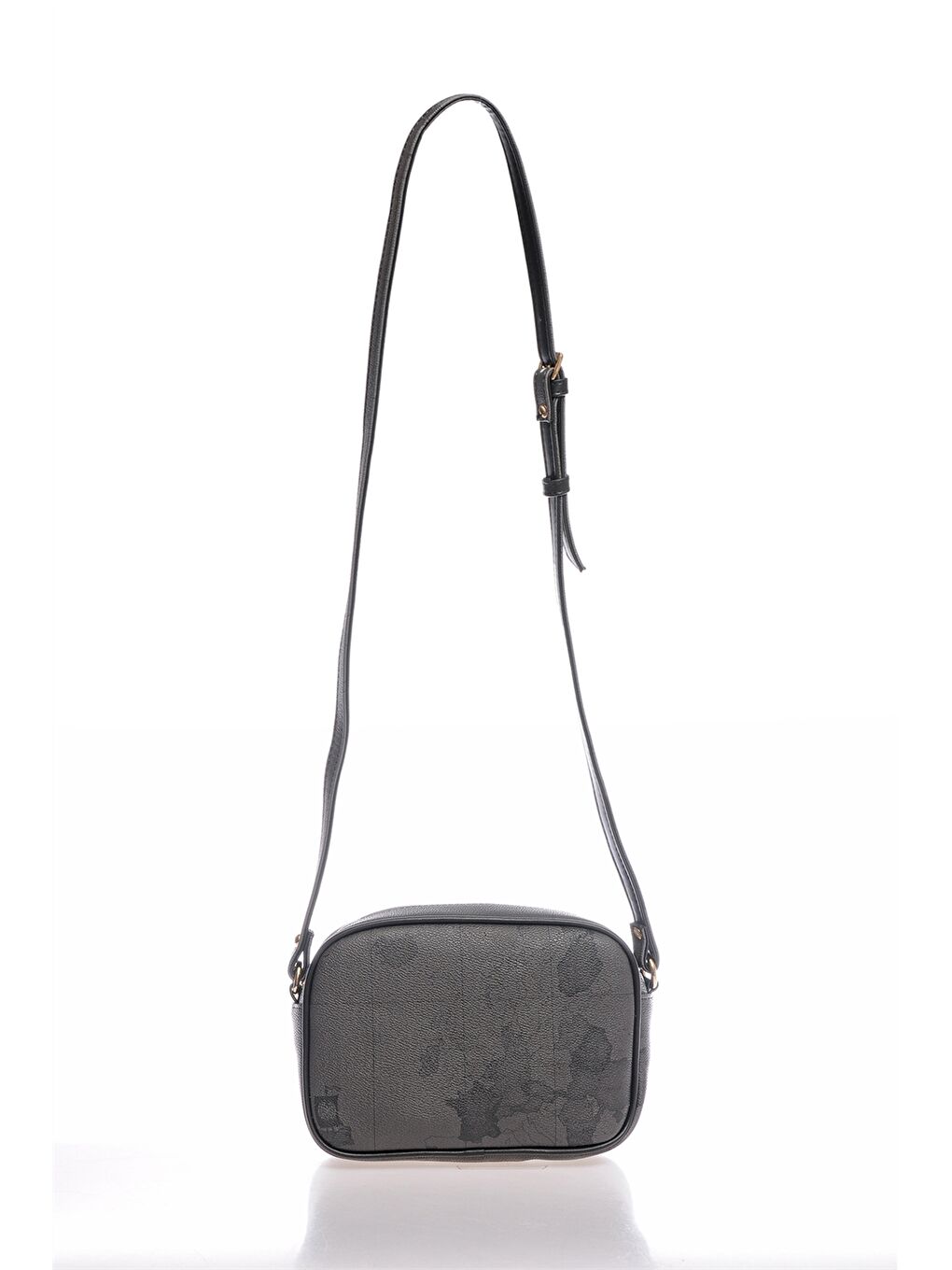 Karışık Deri Görünümlü Kadın Çapraz Çanta