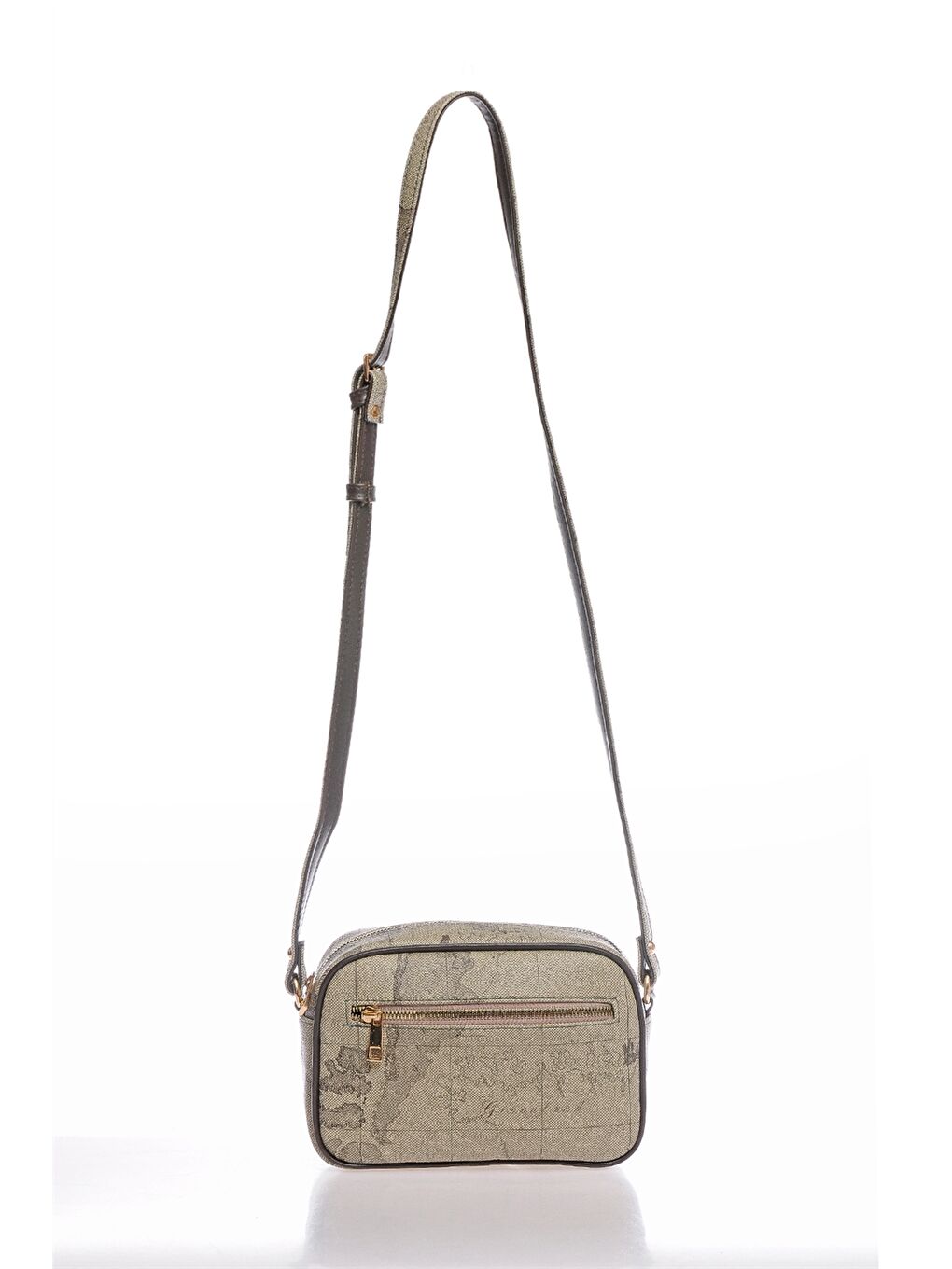 Karışık Deri Görünümlü Kadın Çapraz Çanta-2