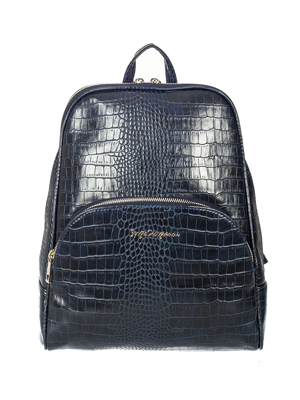 Karışık Deri Görünümlü Kadın Sırt Çantası