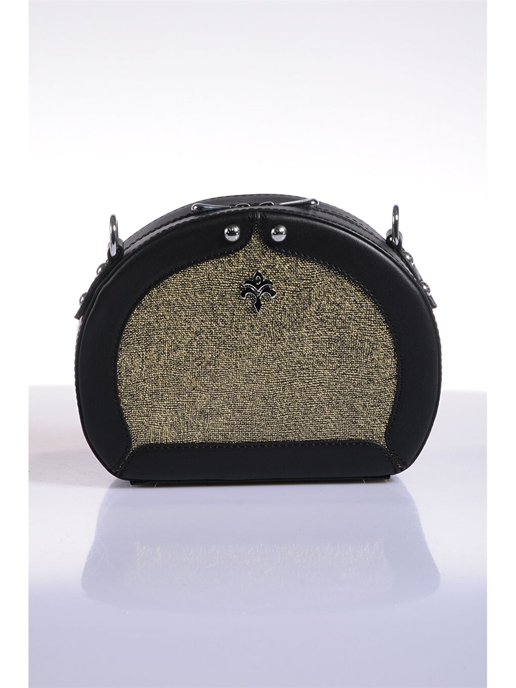 Sarı Deri Görünümlü Kadın Çapraz Çanta