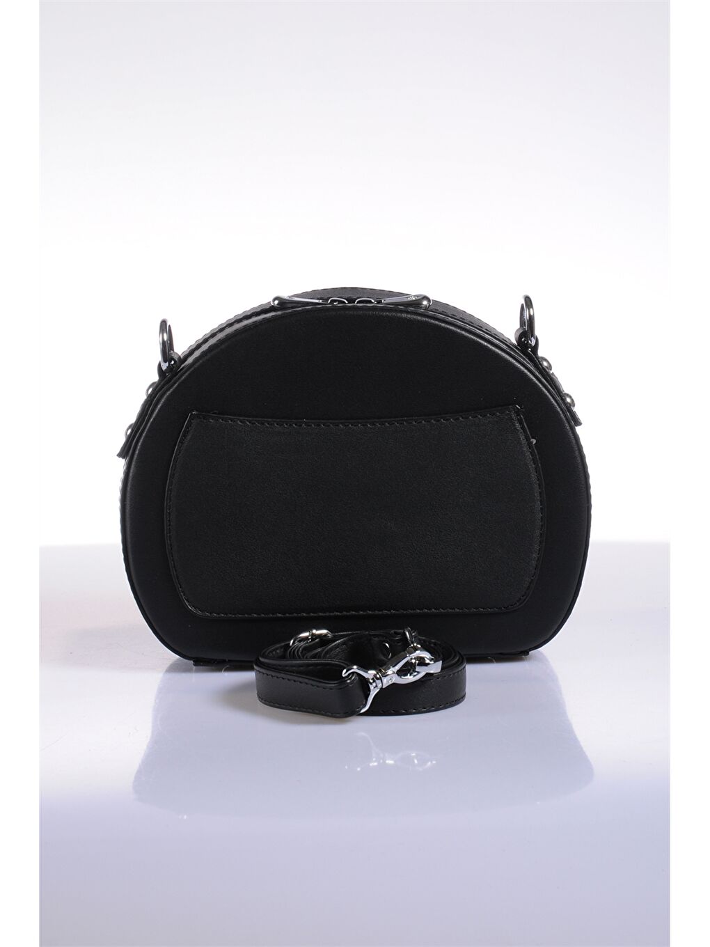 Sarı Deri Görünümlü Kadın Çapraz Çanta-2