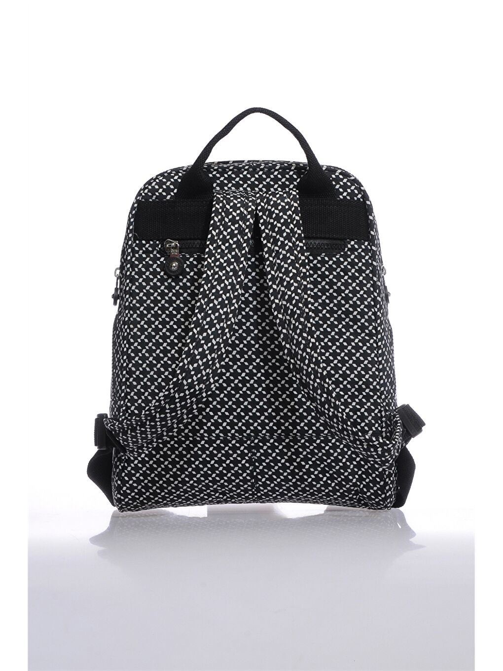 Siyah Desenli Kadın Sırt Çantası-2