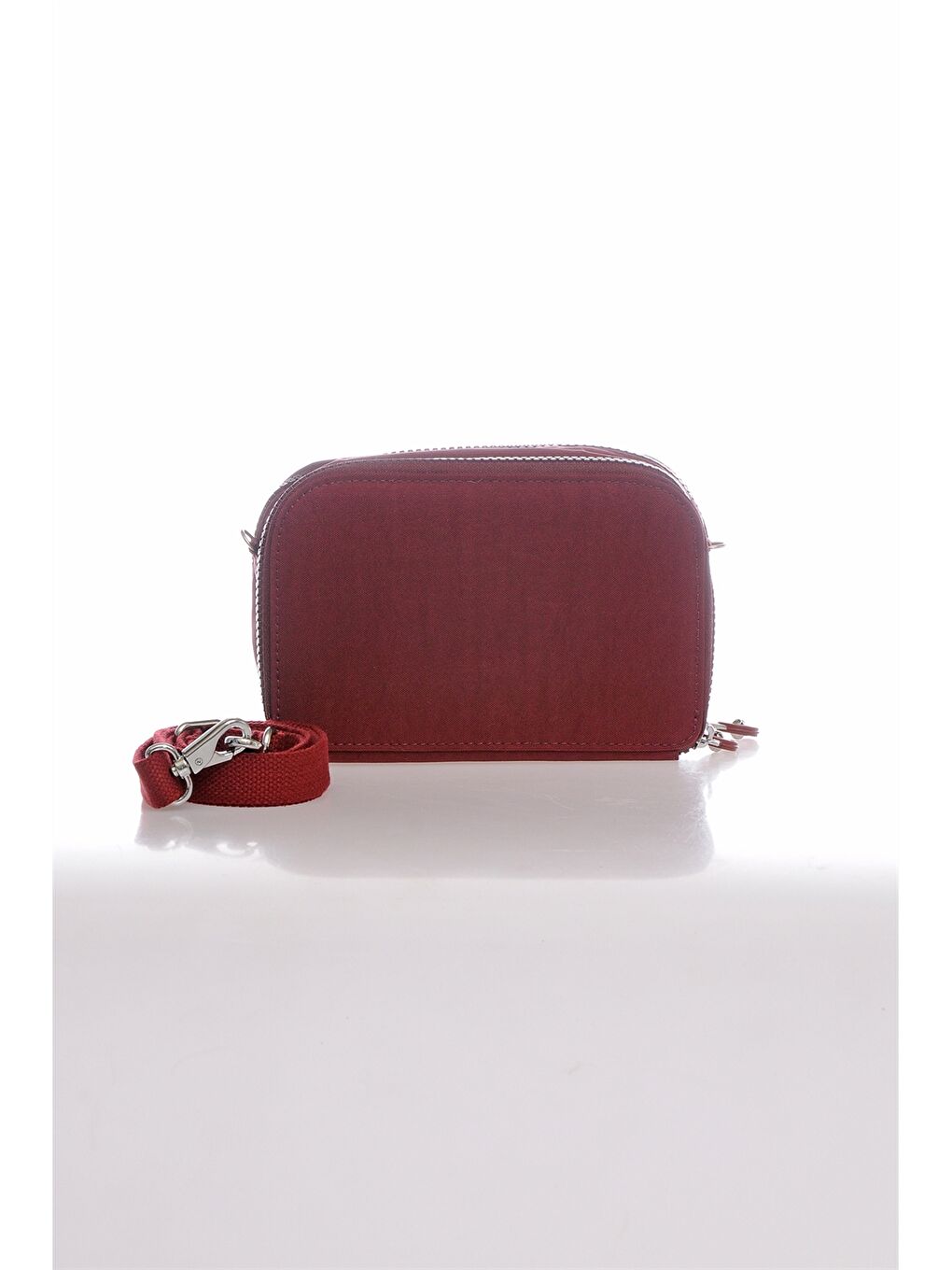 Bordo Ayarlanabilir Askılı Kadın Çapraz Çanta-2