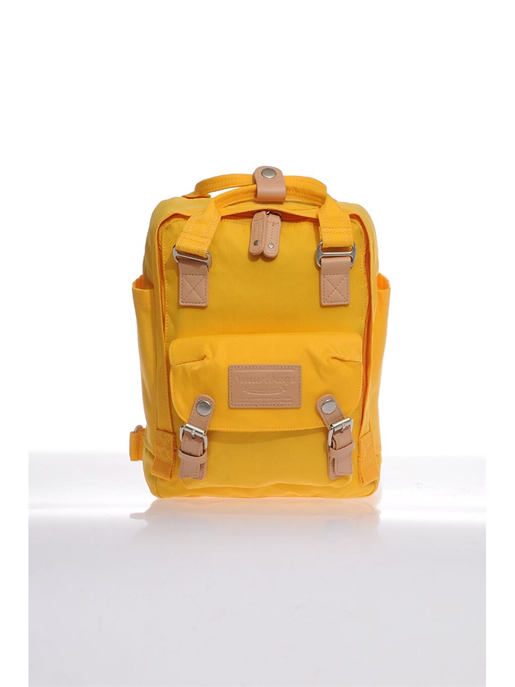 Sarı Kadın Düz Sırt Çantası