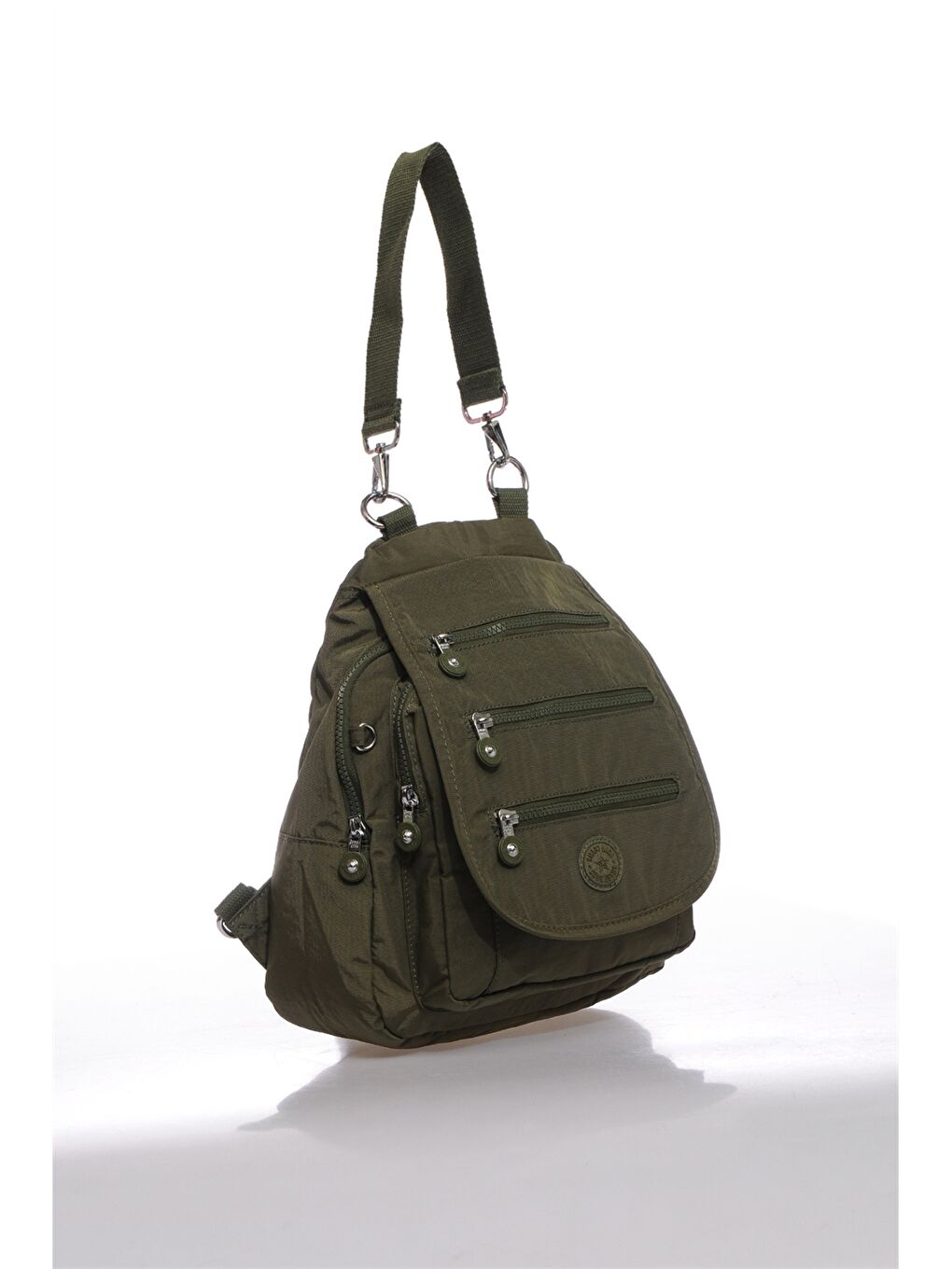 Yeşil Ayarlanabilir Askılı Kadın Sırt Çantası-1