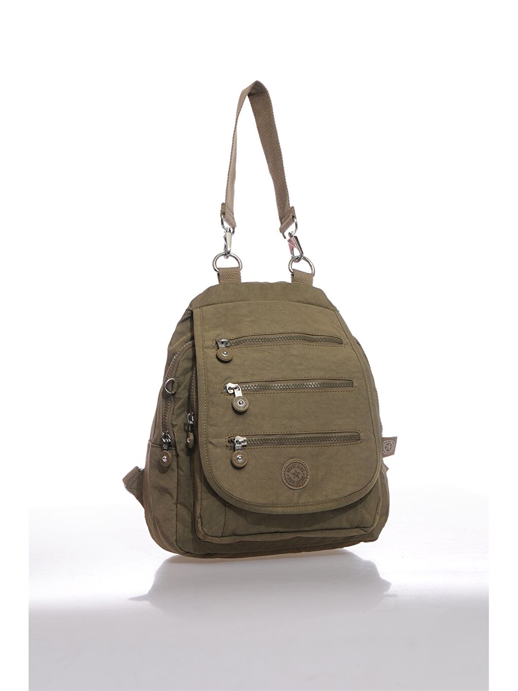 Kahverengi Ayarlanabilir Askılı Kadın Sırt Çantası-1