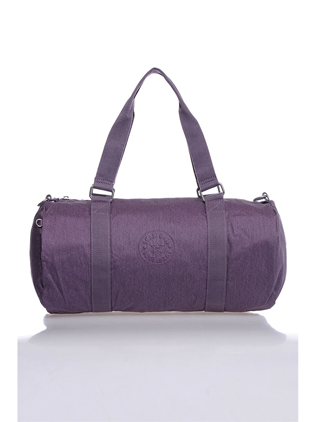 Mor Fermuarlı Spor Çantası
