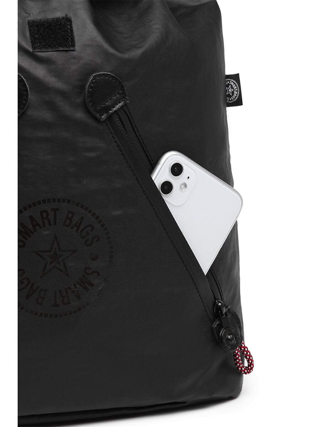 Siyah Kadın Düz Sırt Çantası-3