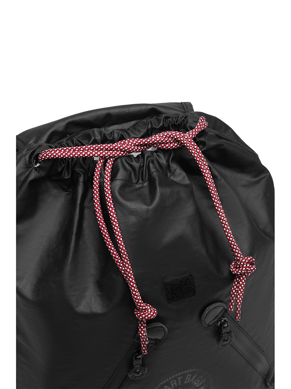 Siyah Kadın Düz Sırt Çantası-5