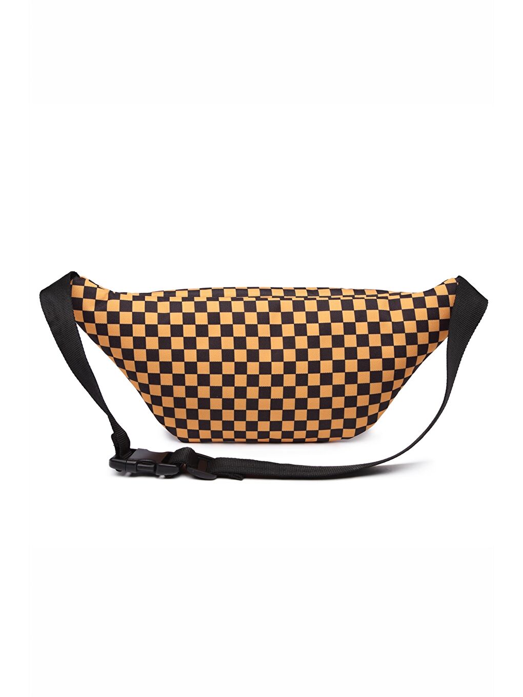 Sarı Dama Desenli Kadın Bel Çantası-2