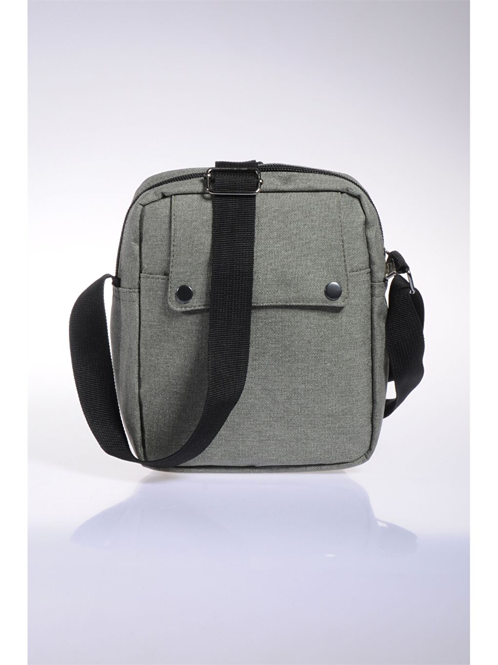 Yeşil Düz Erkek Çapraz Çanta-1