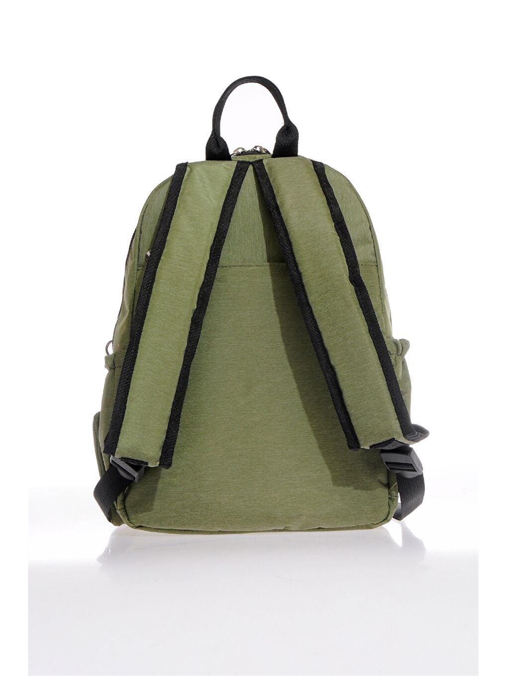 Yeşil Çok Bölmeli Kadın Sırt Çantası-2