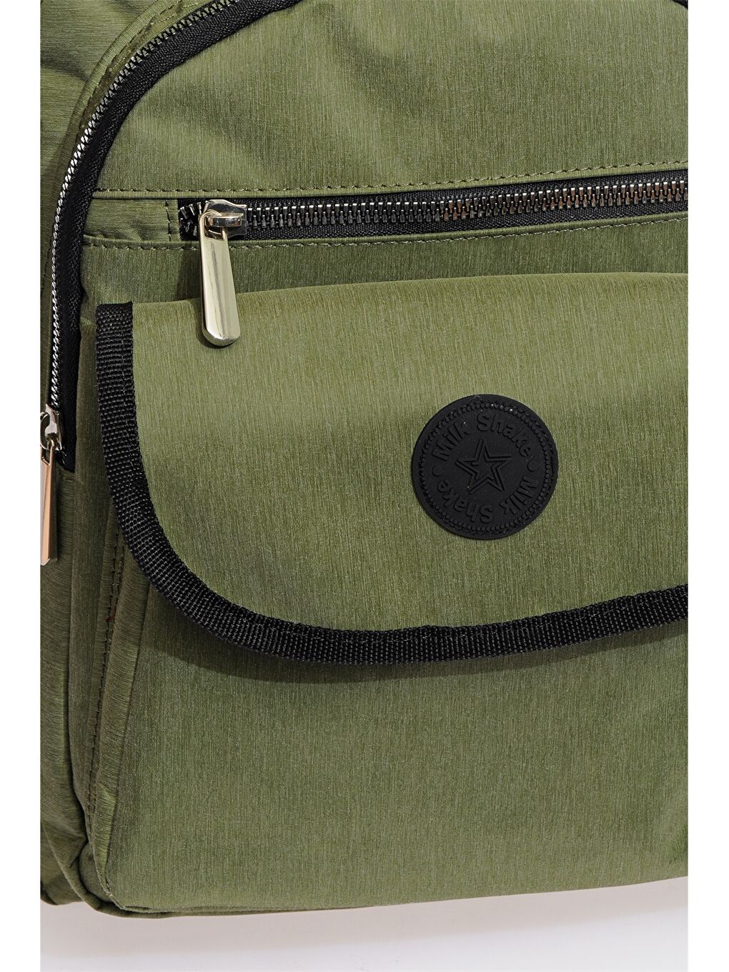 Yeşil Çok Bölmeli Kadın Sırt Çantası-4