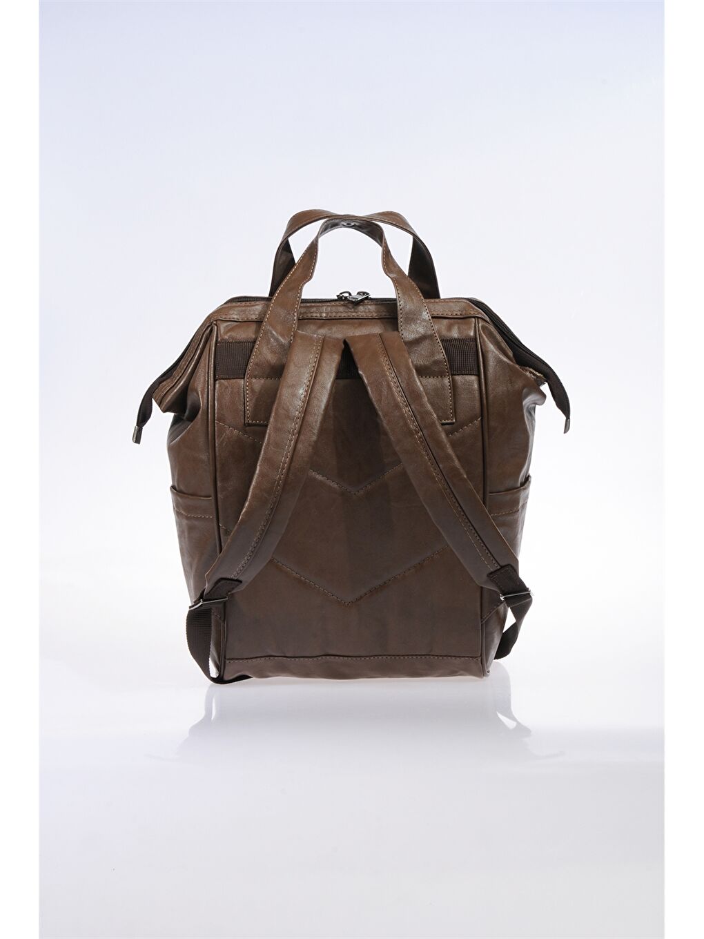 Deri Görünümlü Bebek Bakım Çantası-1