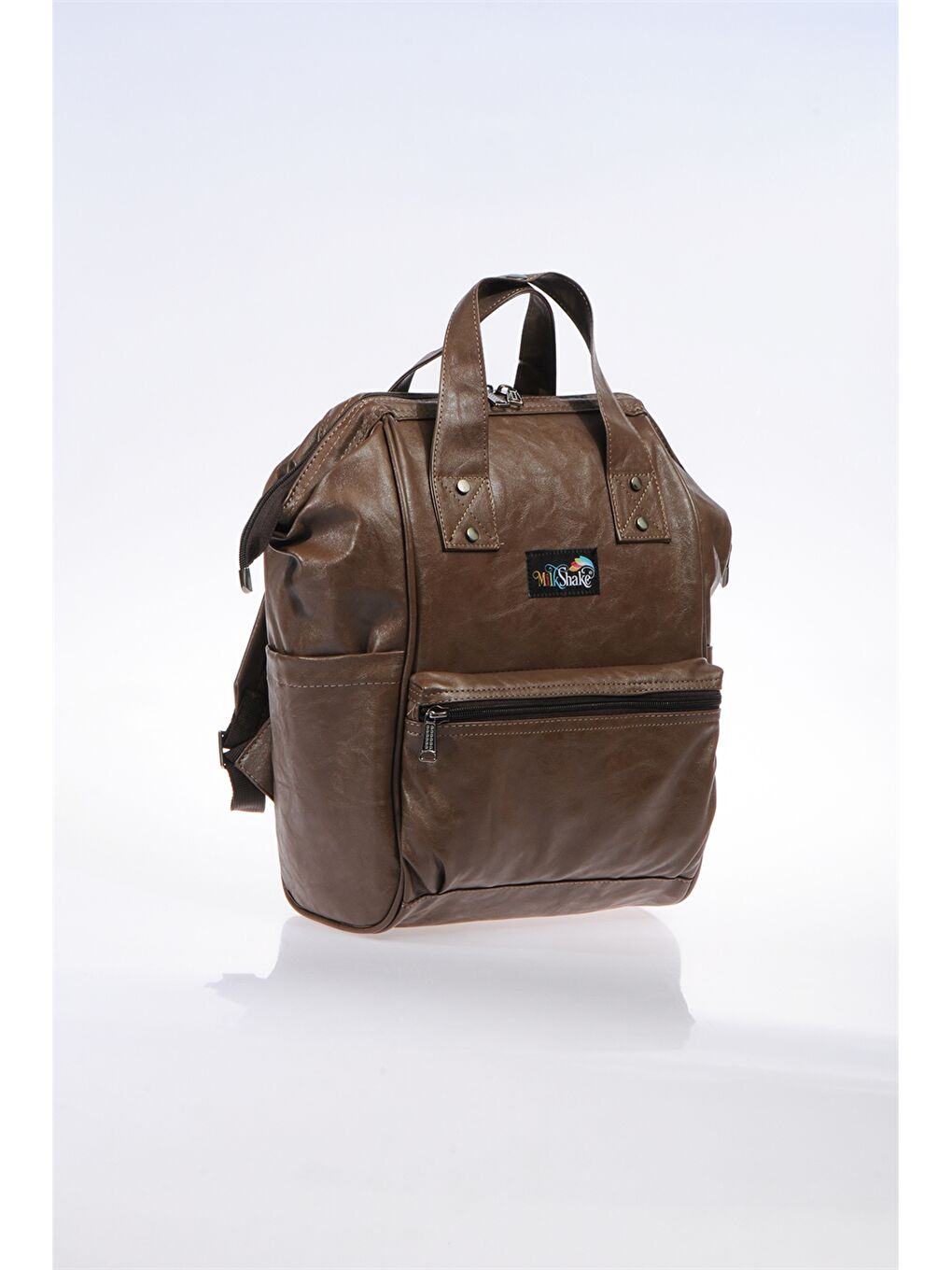 Deri Görünümlü Bebek Bakım Çantası-3