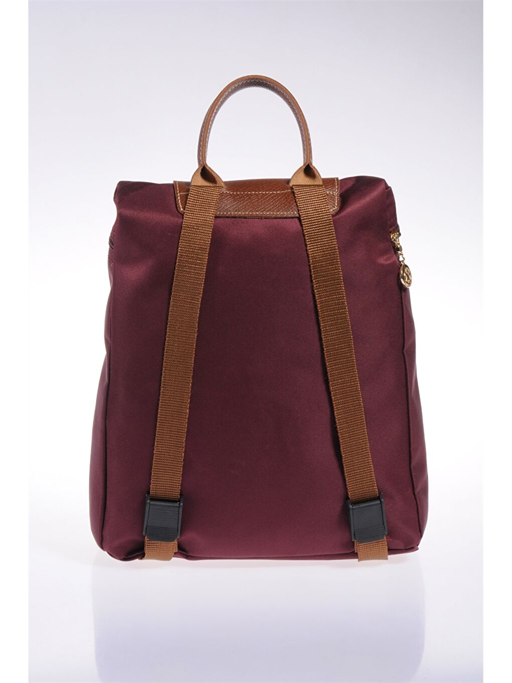 Bordo Kadın Düz Sırt Çantası-2