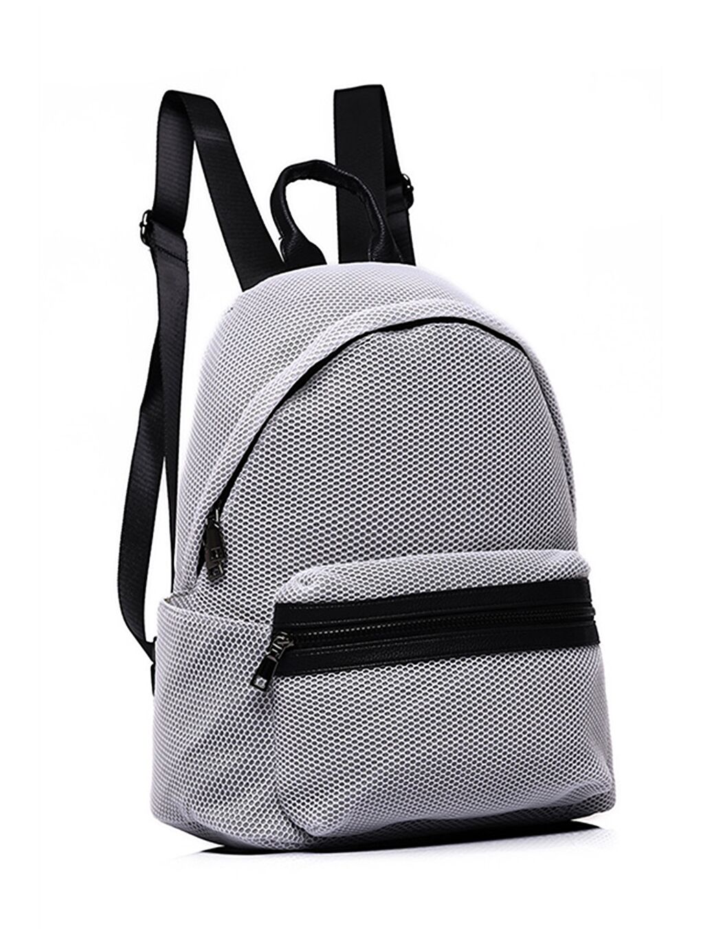 Beyaz Desenli Unisex Sırt Çantası-1