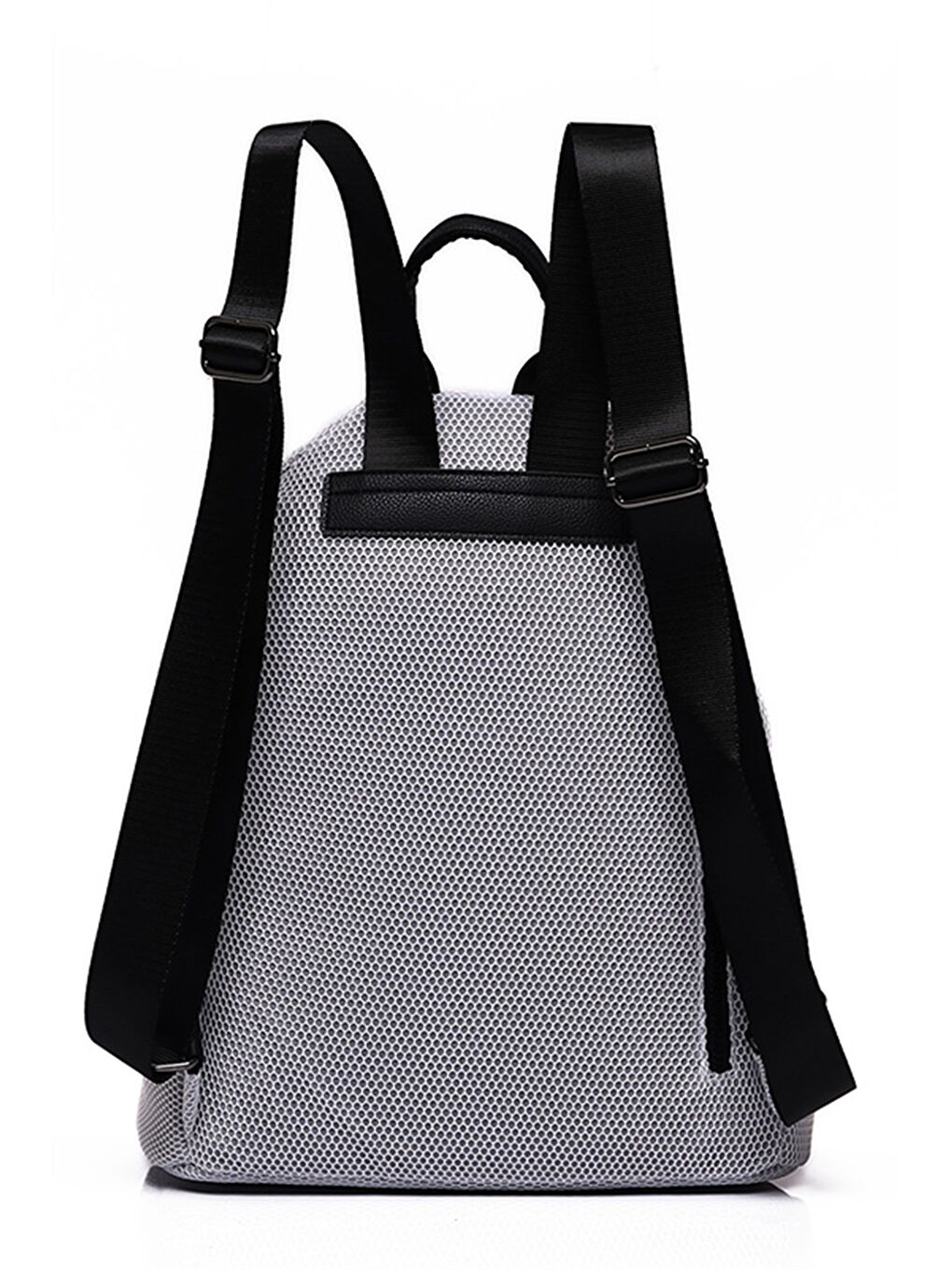 Beyaz Desenli Unisex Sırt Çantası-2