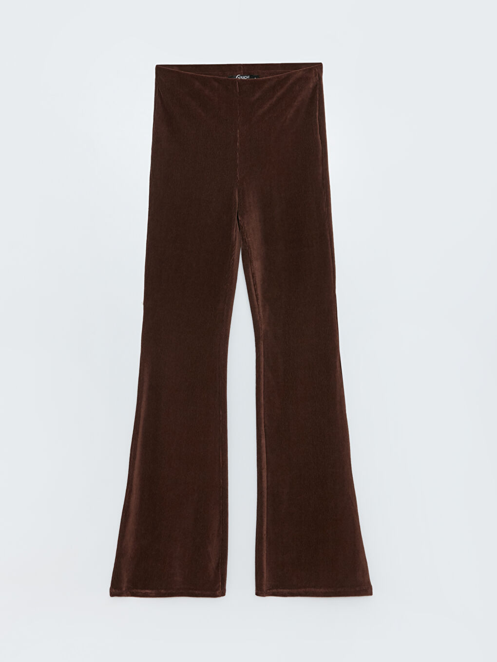 XSIDE Elastic Waist Tight Fit Spanish Leg Women's Trousers -W2JE50Z8-S6U