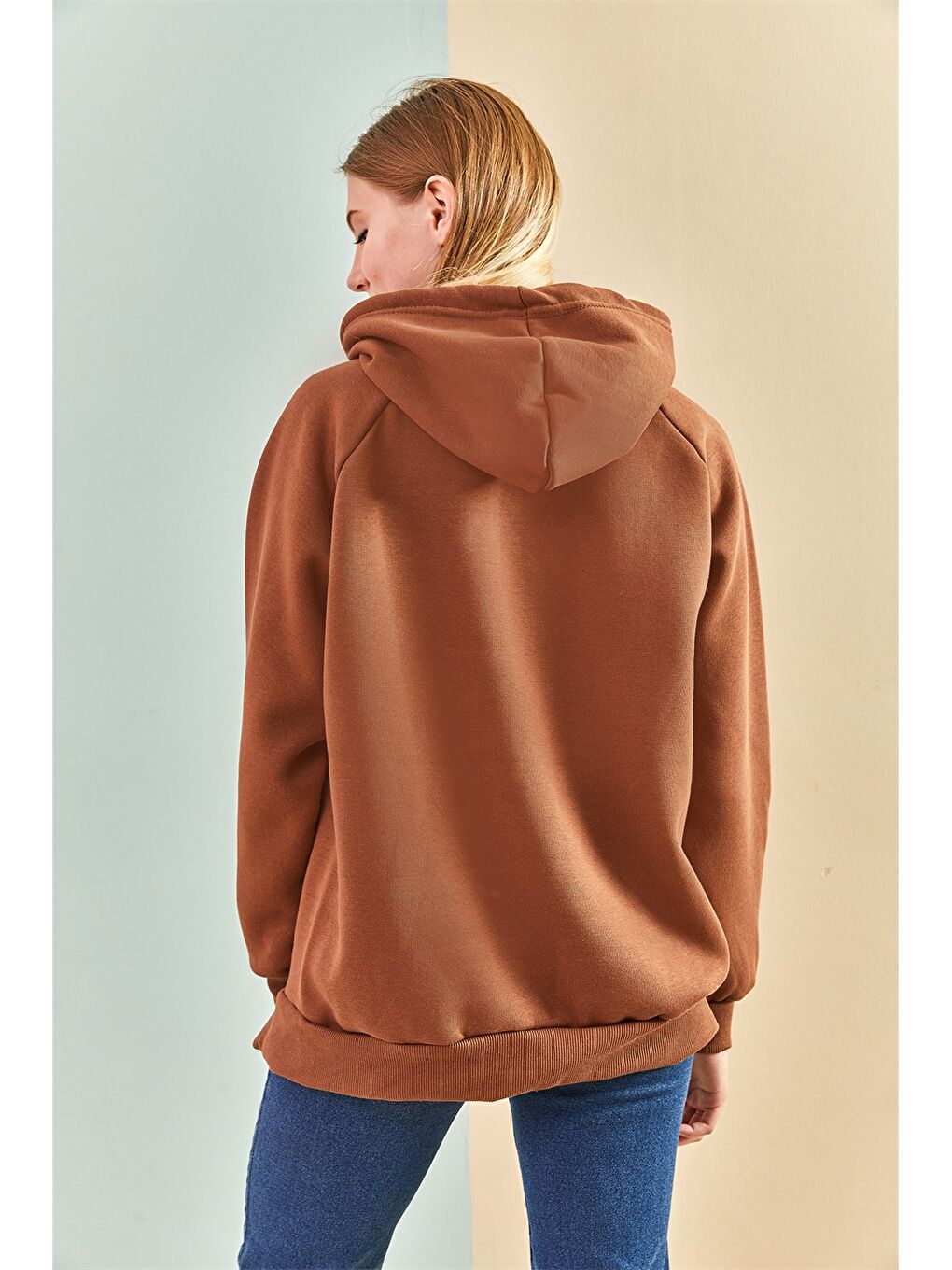 Hooded Embroidered Long Sleeve Women's Sweatshirt-3
