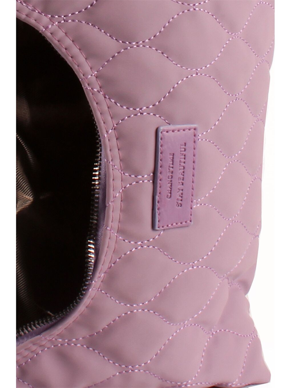 Lila Paraşüt Kumaş Kadın Omuz Çantası-2