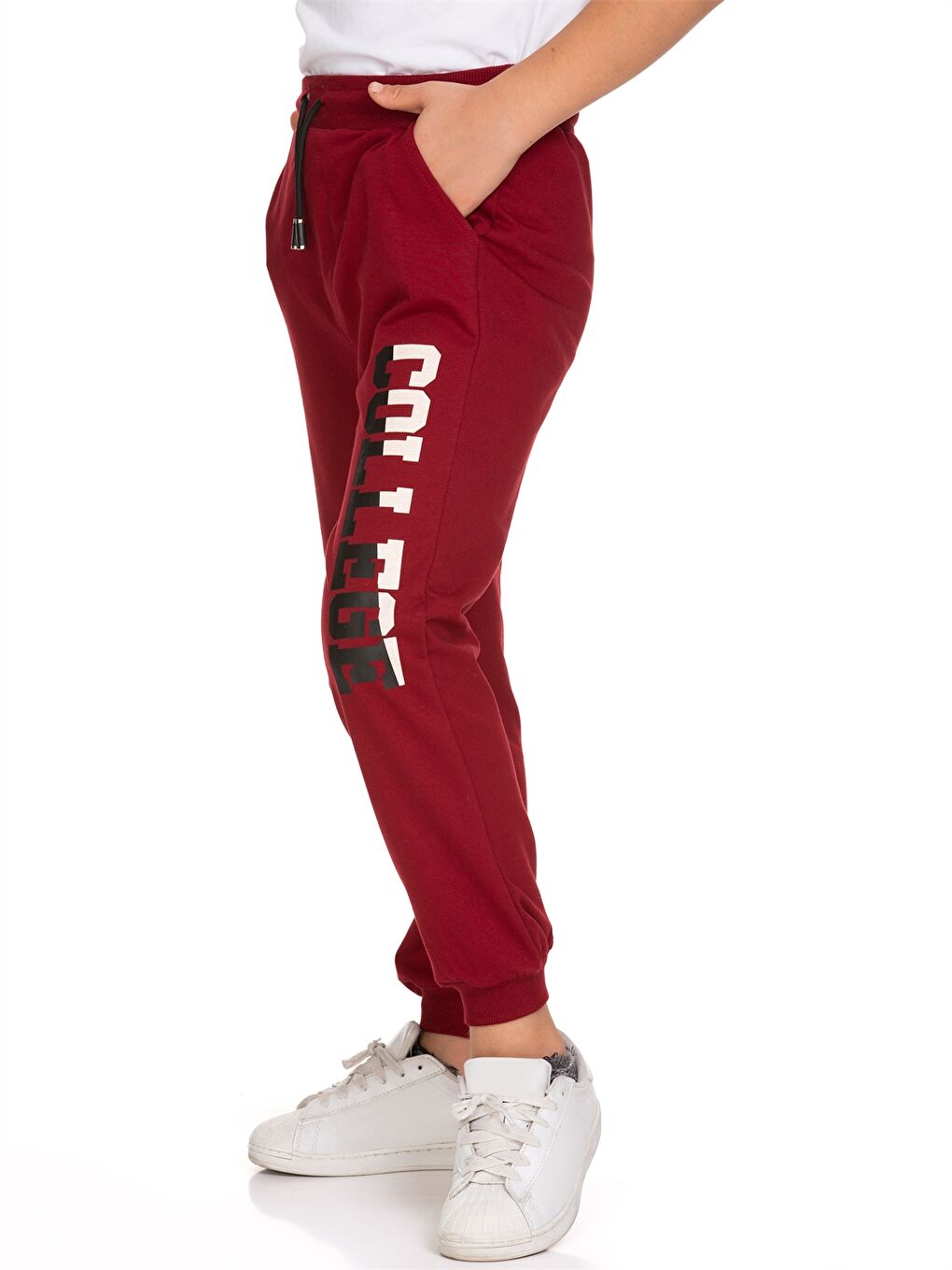 بنطلون رياضي للأولاد بطبعة بخصر مرن-1