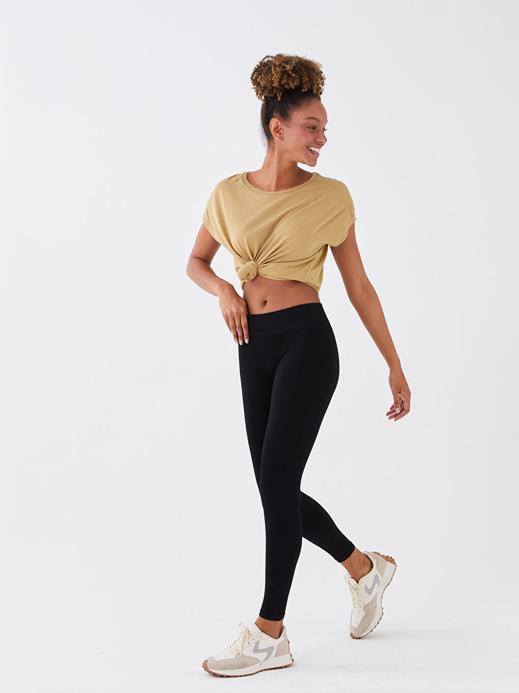 LCW OUTDOOR Women's Straight Elastic Waist Outdoor Tights -W2JH05Z8-CVL