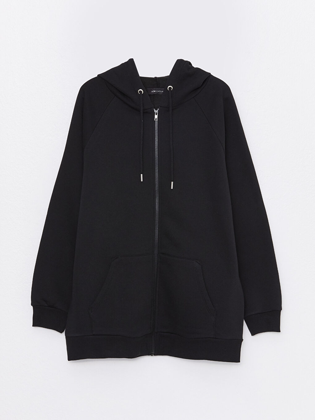 Hooded Regular Long Sleeve Oversize Women's Sports Cardigan-5