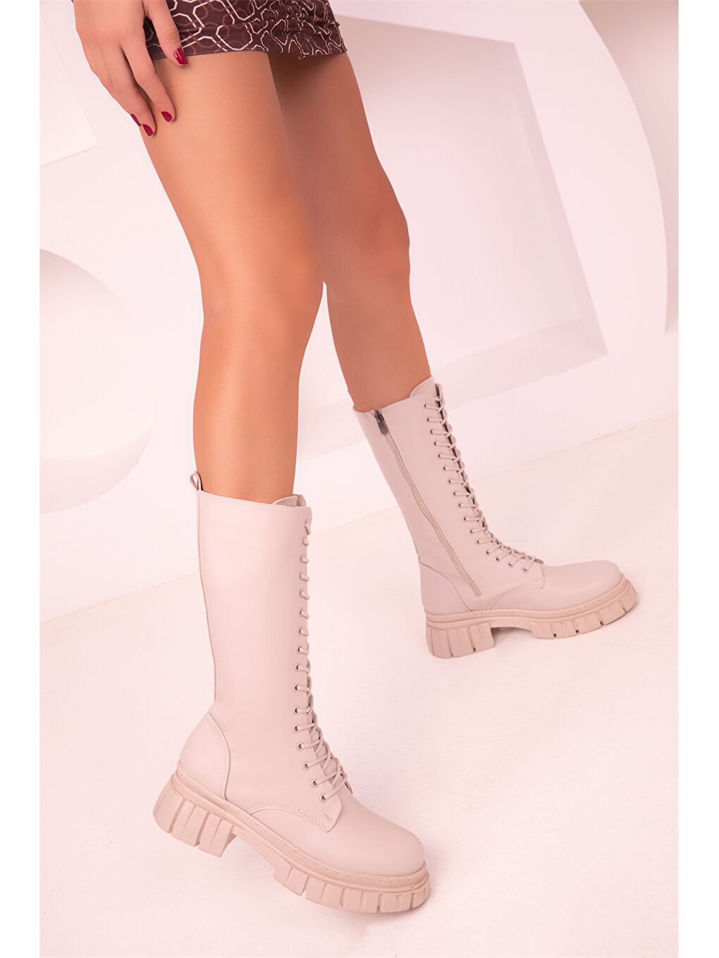 Bej Çift Kişilik Alez