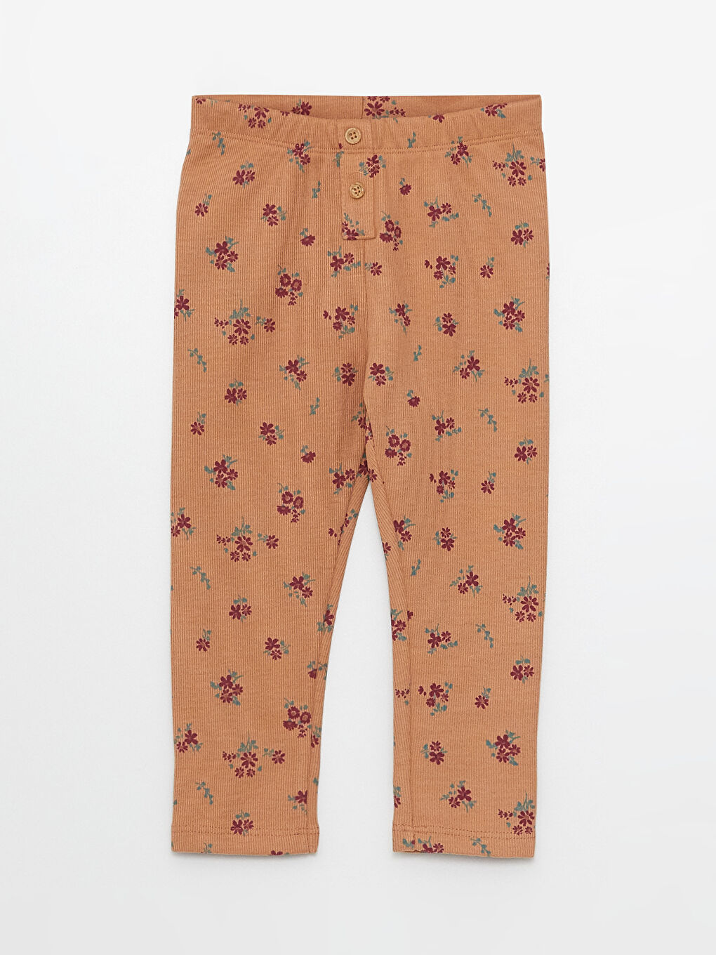 Elasticated Waist Printed Baby Girls' Leggings