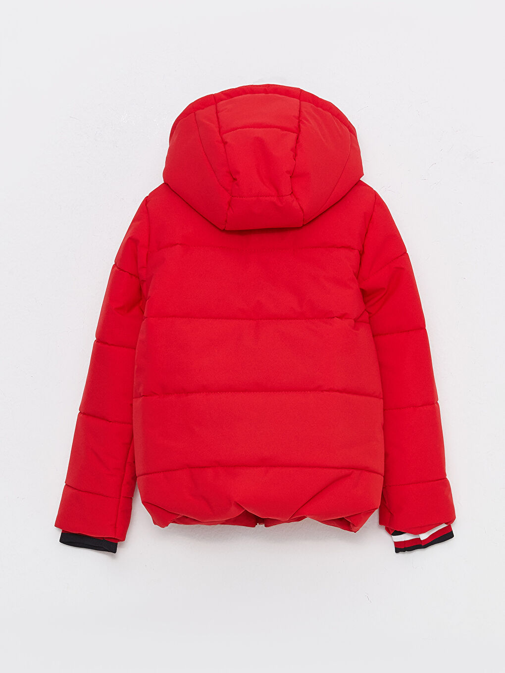Hooded Basic Boy Puffer-1