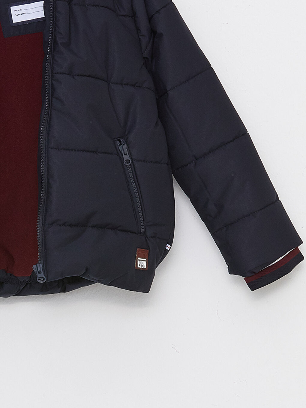 LCW ECO Kapüşonlu Basic Erkek Çocuk Şişme Mont -W2JI37Z4-S9P