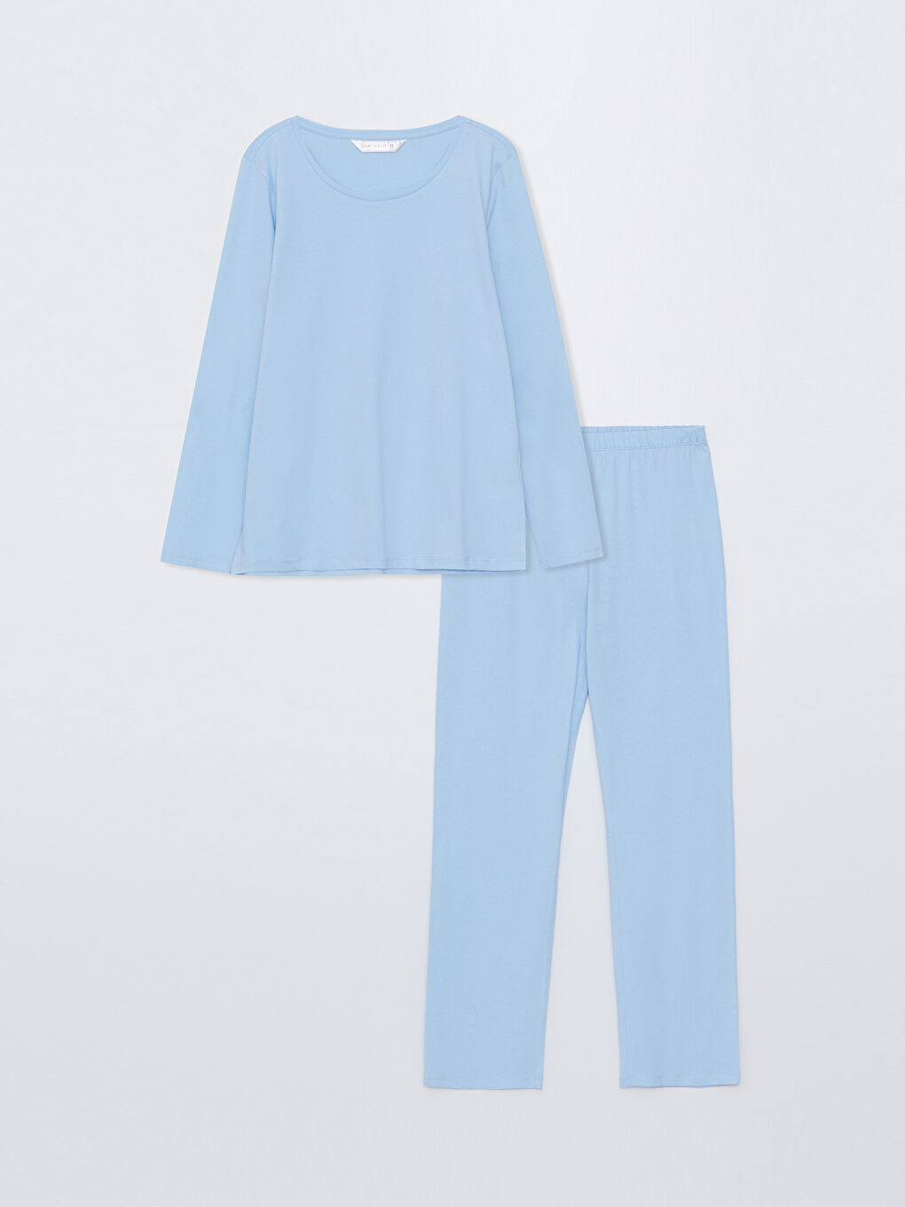 LC Waikiki Crew Neck Plain Long Sleeve Women's Pyjama Set -W2JJ26Z8-QXH