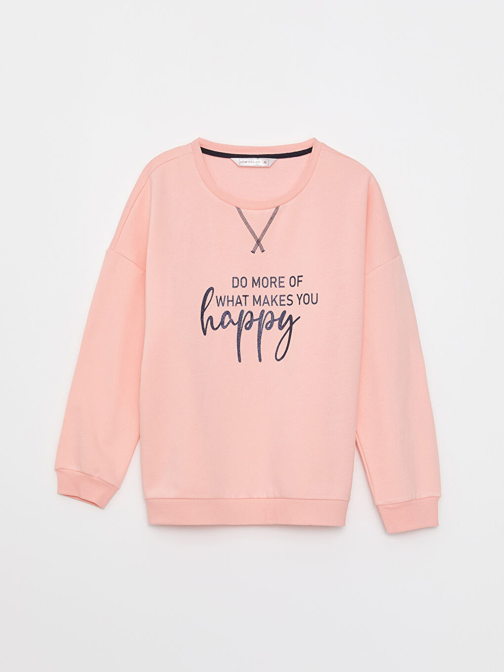 әйелдерге арналған дөңгелек жағалы принтті ұзын жең пижама жинағы-6