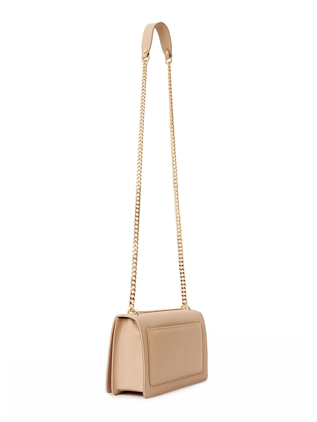 Kahverengi Deri Görünümlü Kadın Omuz Çantası-1