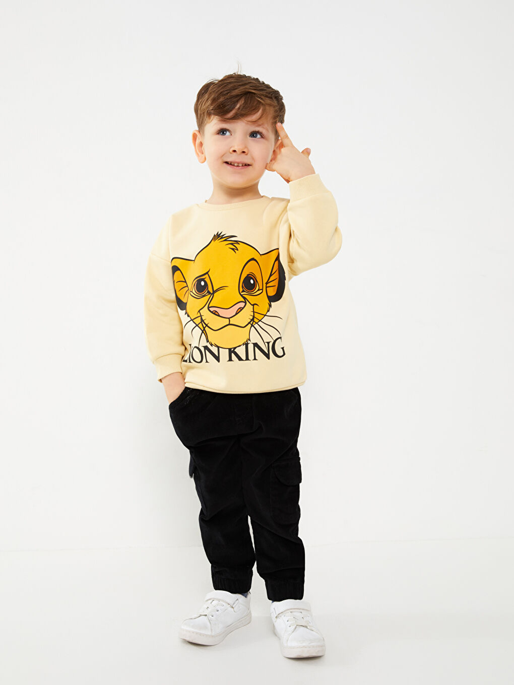 Elastic Waist Basic Baby Boys' Jogger Pants-1