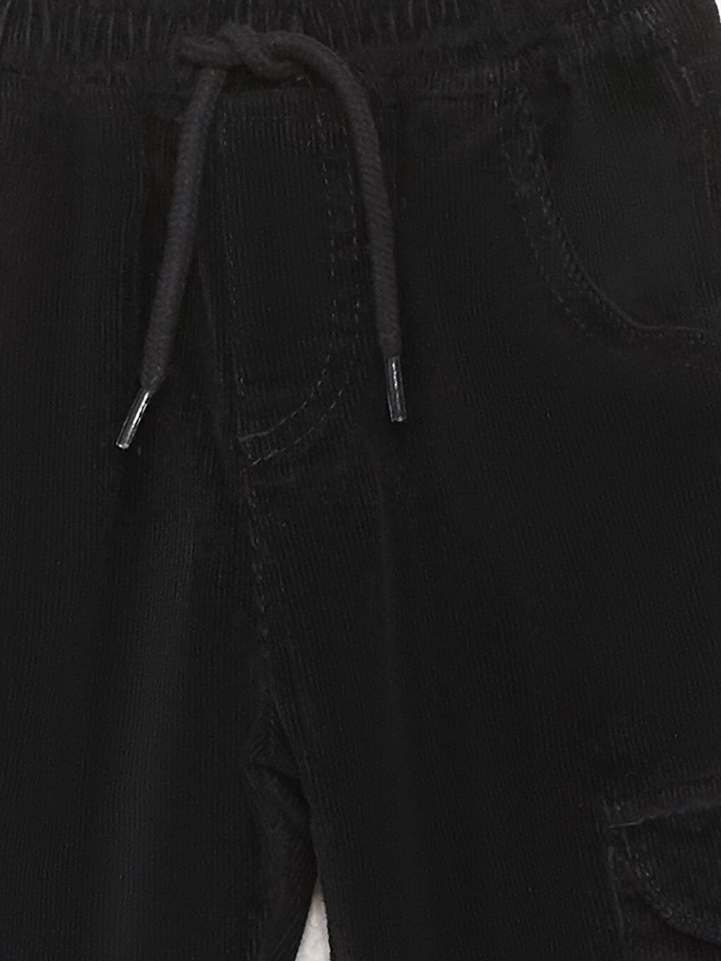 Elastic Waist Basic Baby Boys' Jogger Pants-4