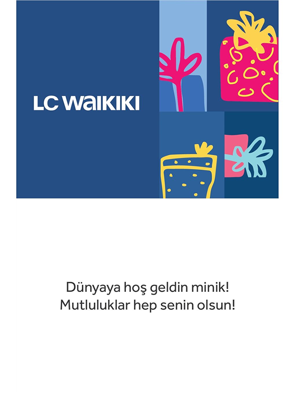 Yeni Bebek Hediye Kartı