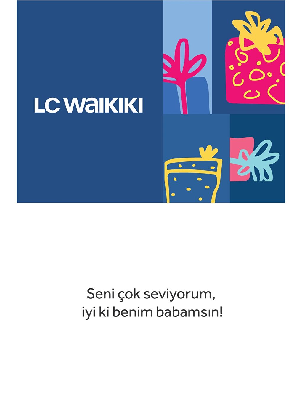 Babaya Mesaj Hediye Kartı