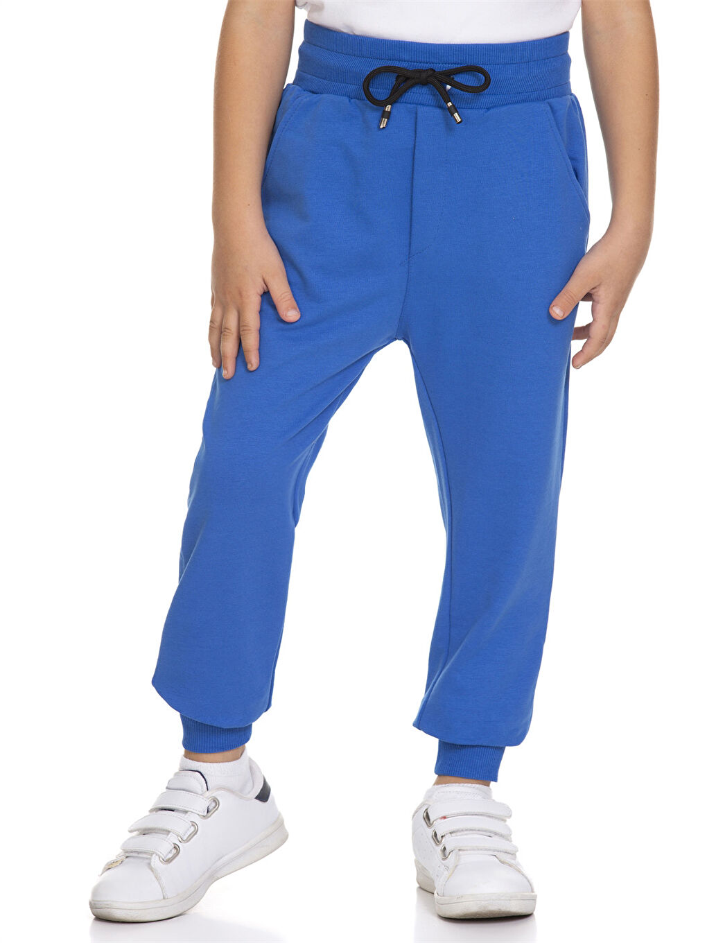 Turuncu Beli Lastikli Basic Erkek Çocuk Jogger Eşofman Altı