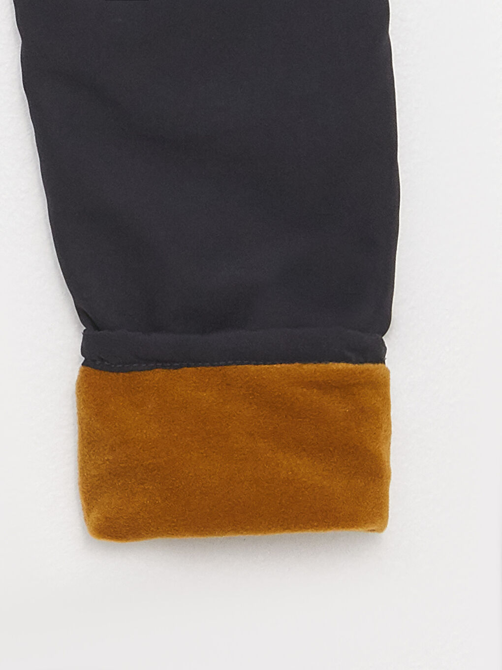 Antrasit Beli Lastikli Baskılı Polar Astarlı Erkek Çocuk Pantolon-2